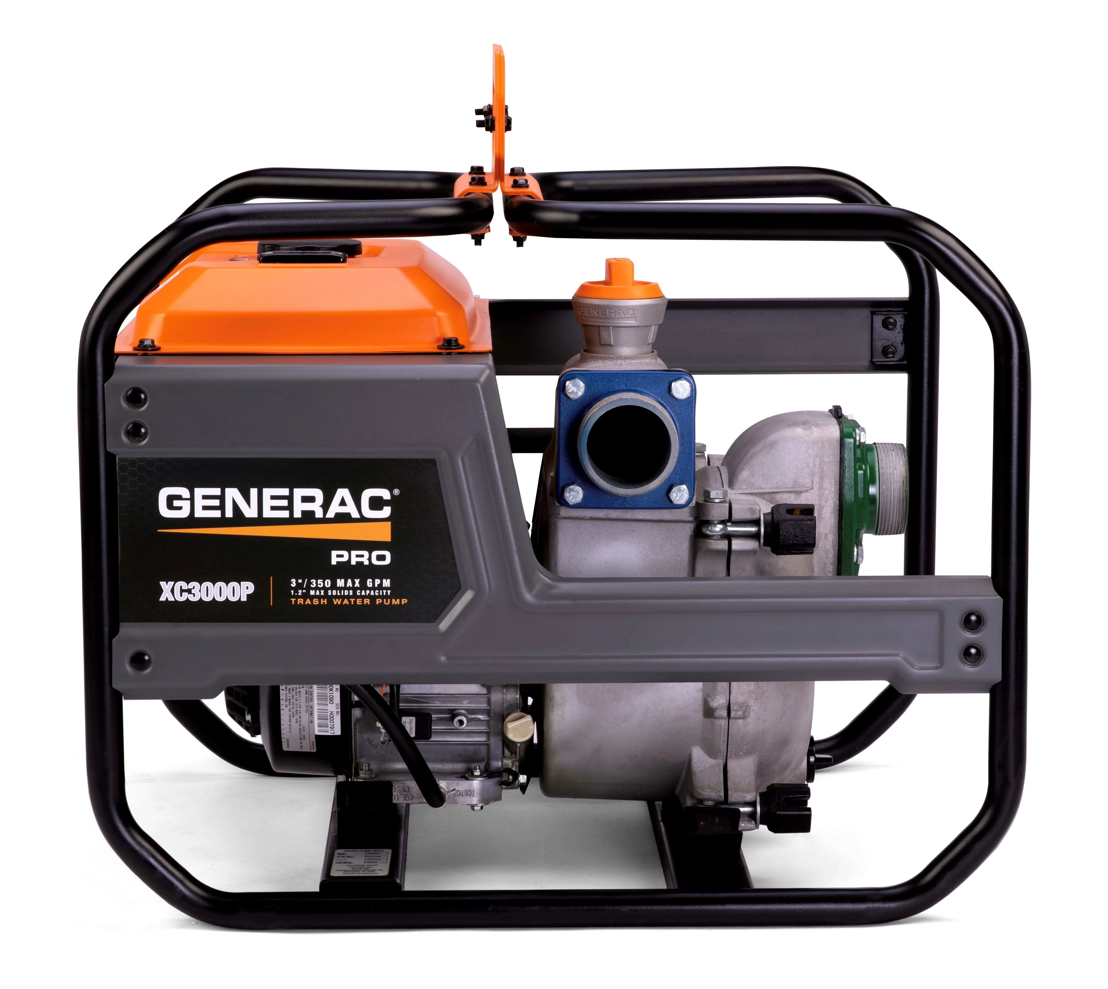 Generac Pro 7725 XC3000P 265cc 350 GPM 3-in. Trash Water Pump - Image 2
