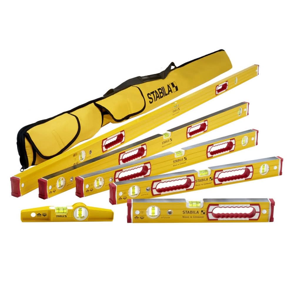 Stabila 78396 Type 96M 6-Piece Spirit Level Set w/ Level Bag (PROMO)