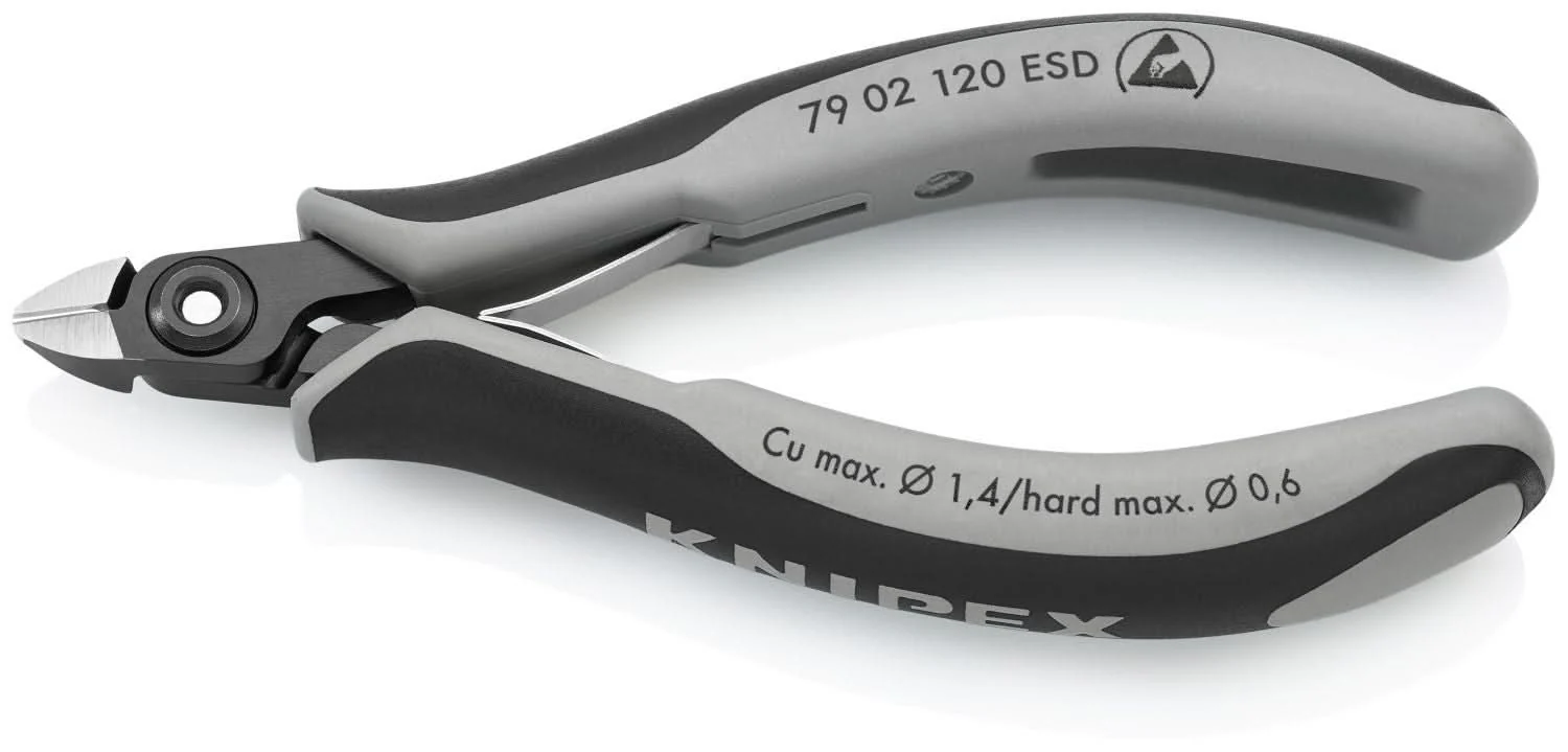 Knipex 79 02 120 Electronics Diagonal Cutters - Image 3