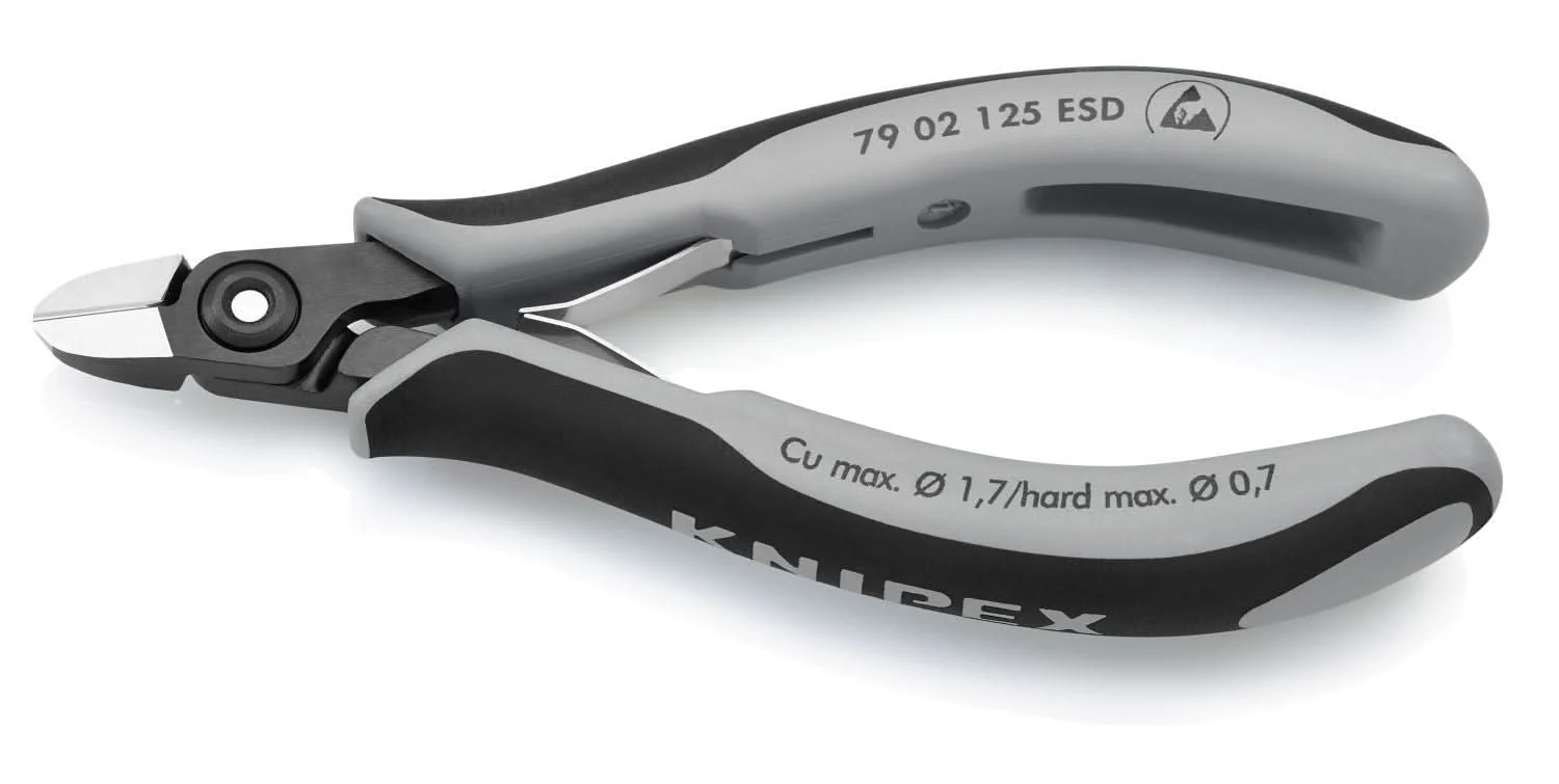 Knipex 79 02 125 Electronics Diagonal Cutters - Image 3