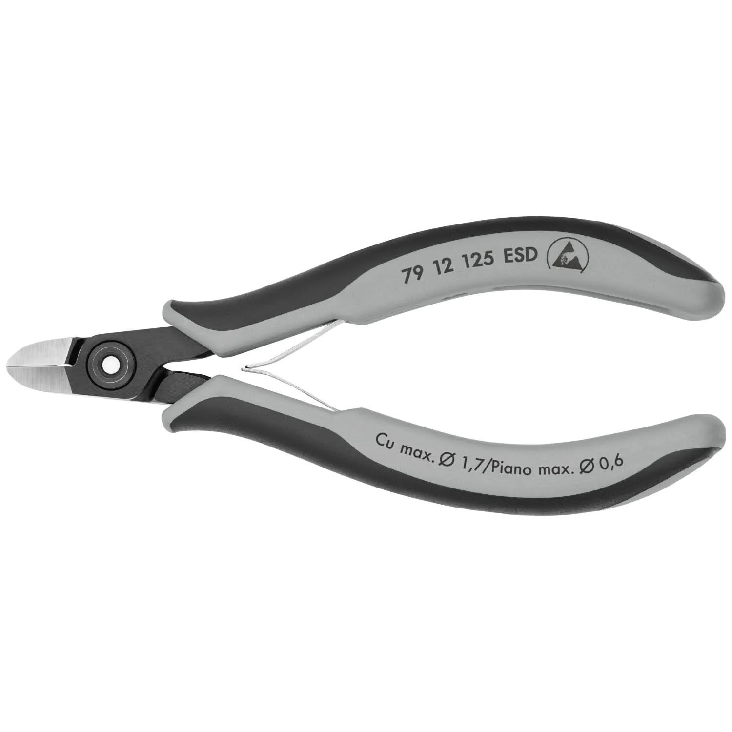 Knipex 79 12 125 ESD Electronics Diagonal Cutters-ESD Handles