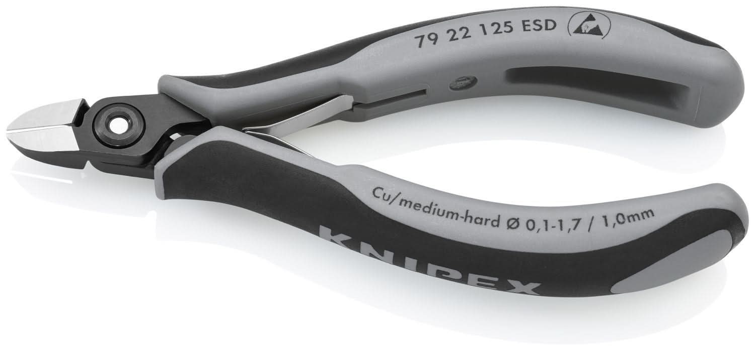 Knipex 79 22 125 Electronics Diagonal Cutters - Image 3