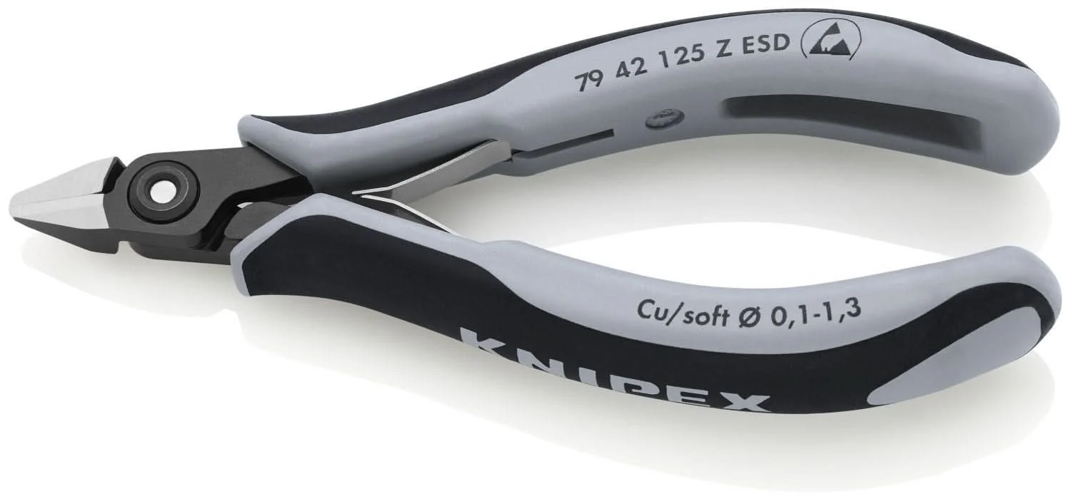 Knipex 79 42 125 Z Electronics Diagonal Cutters - Image 3