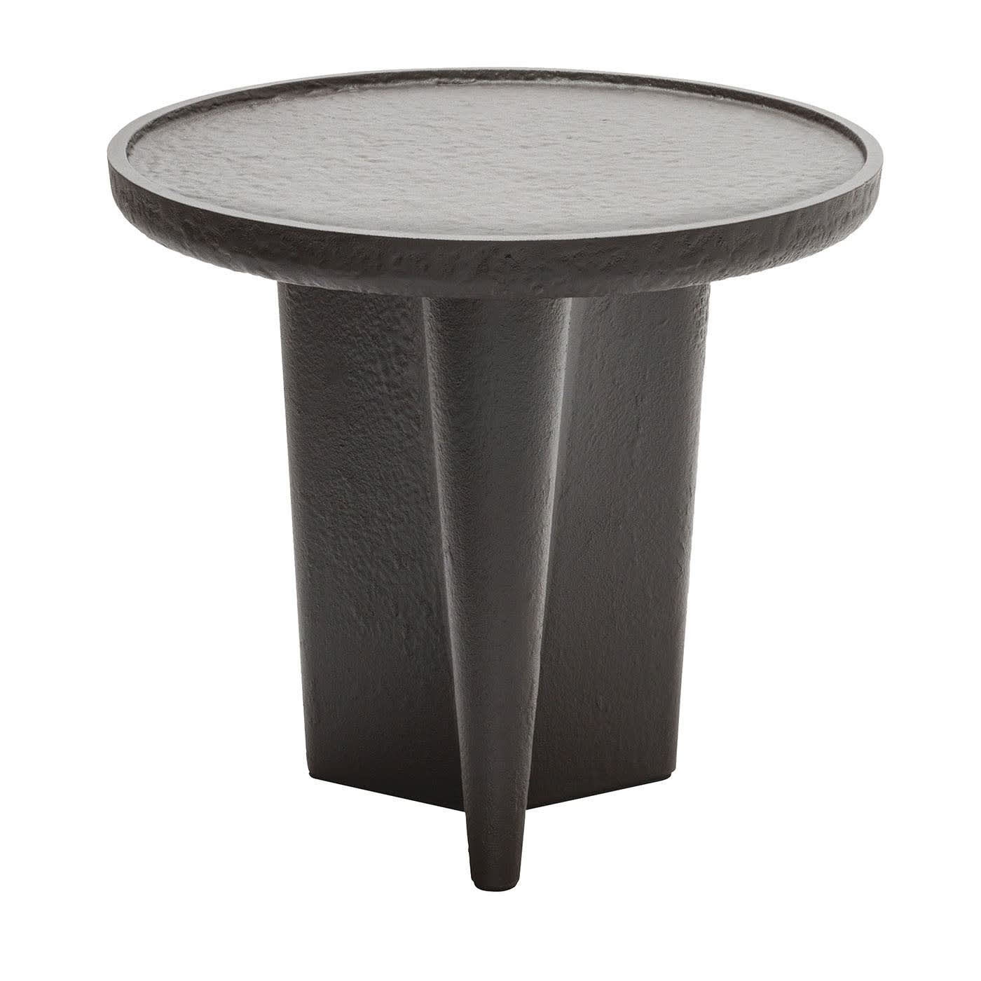 GIOBAGNARA | TANELL IMPERFECT LOW BRONZE SIDE TABLE | $3,160.00 - Image 1