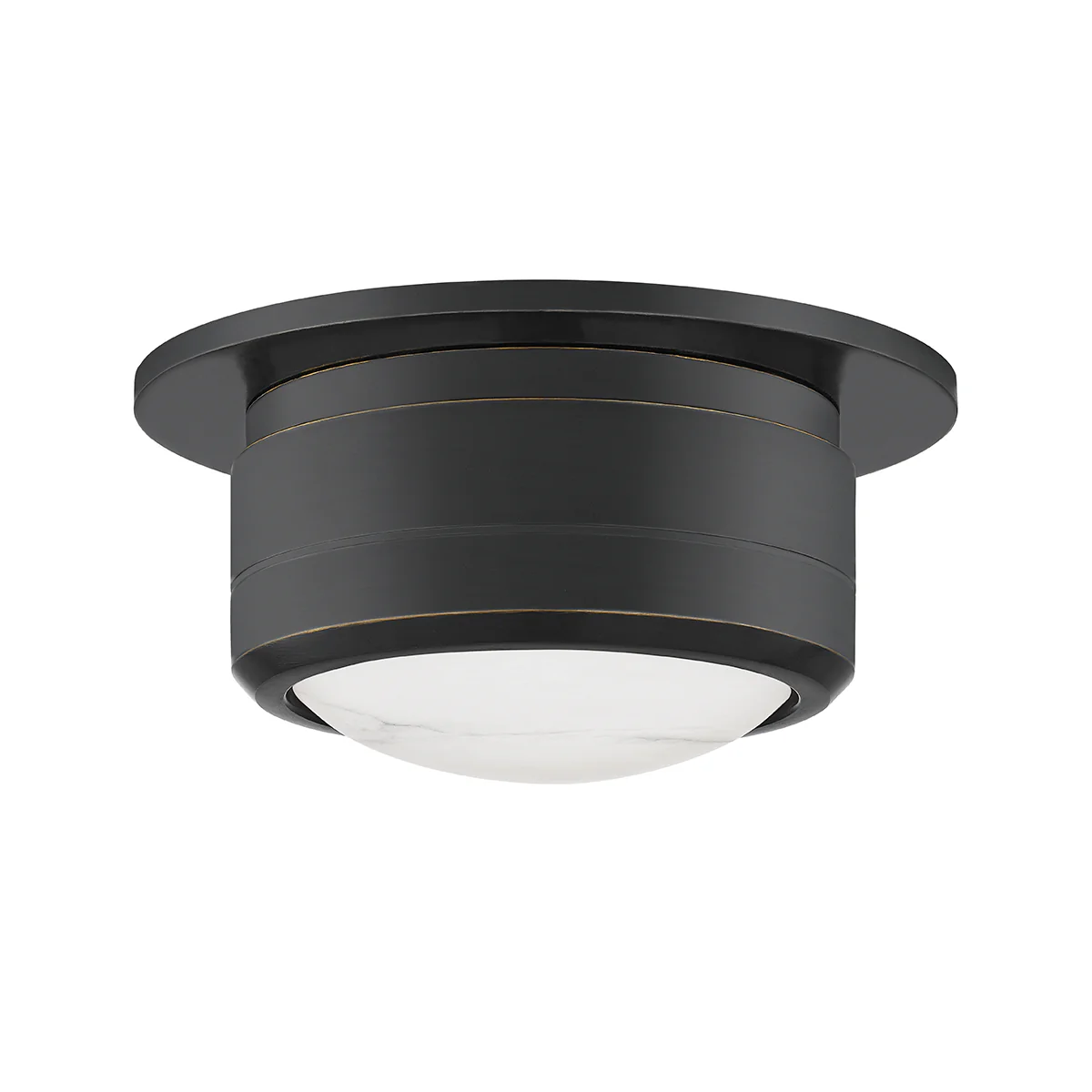 HUDSON VALLEY LIGHTING | GREENPORT FLUSHMOUNT - OLD BRONZE | $540.00 - Image 1