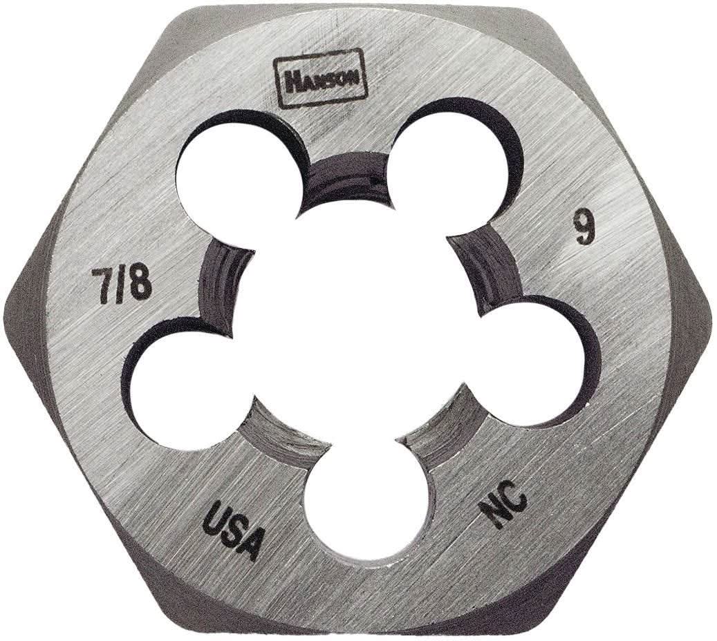 Irwin 8461 HANSON Hexagon Fractional Die 7/8-in. - 9 NC 1-7/16-in. dia. - Image 2