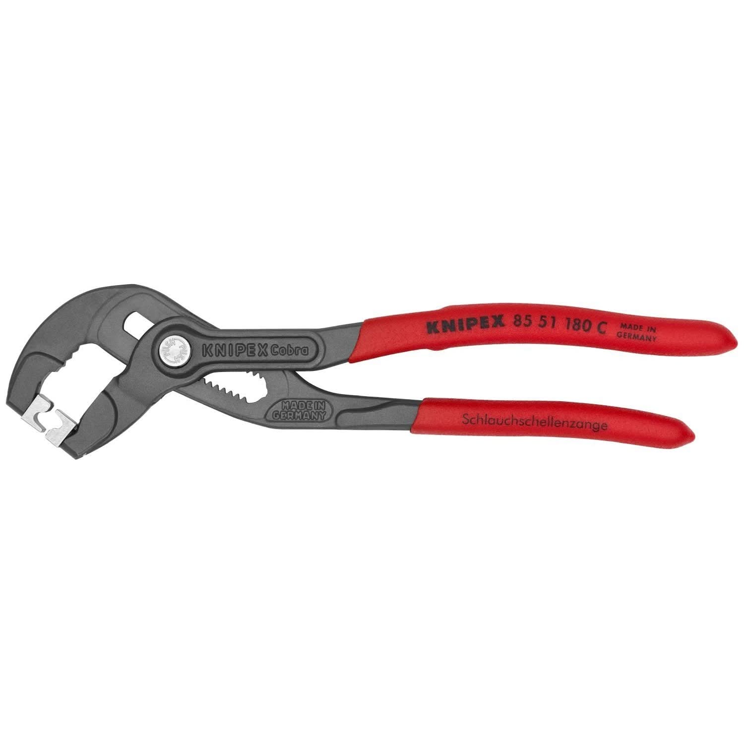 Knipex 85 51 180 C Hose Clamp Pliers for Click Clamps - Image 1
