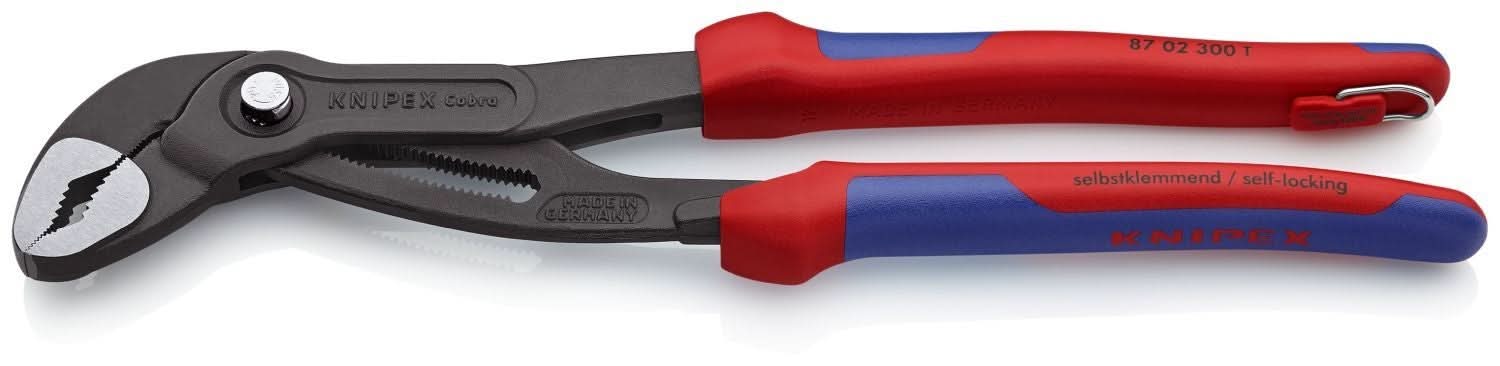 Knipex 87 02 300 T BKA Cobra Water Pump Pliers-Tethered Attachment - Image 2
