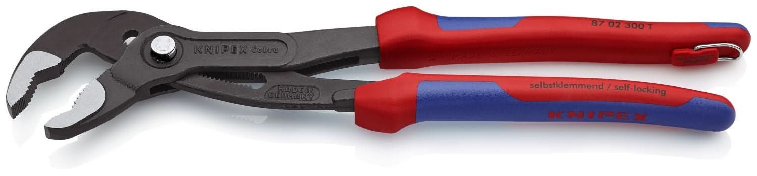 Knipex 87 02 300 T BKA Cobra Water Pump Pliers-Tethered Attachment - Image 3