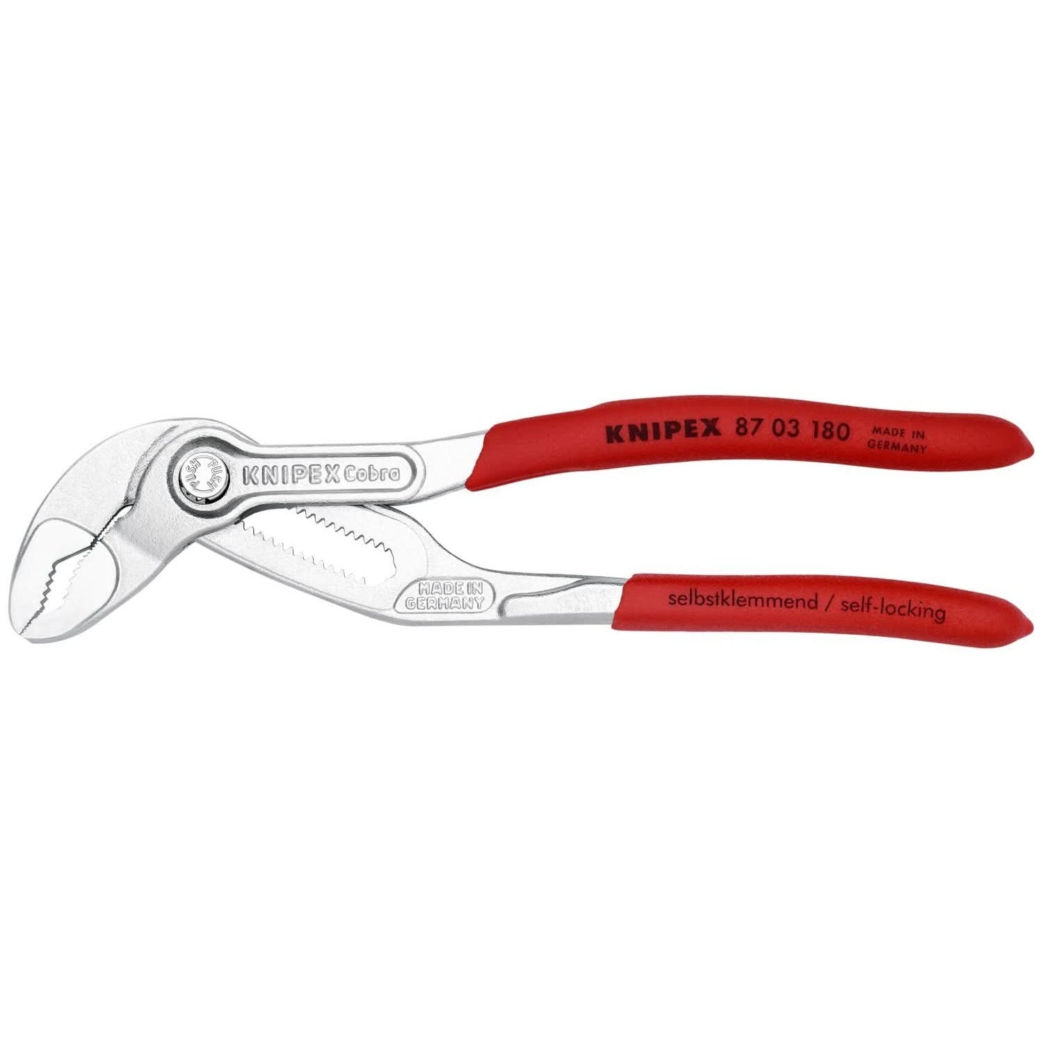Knipex 87 03 180 Cobra Water Pump Pliers - Image 1
