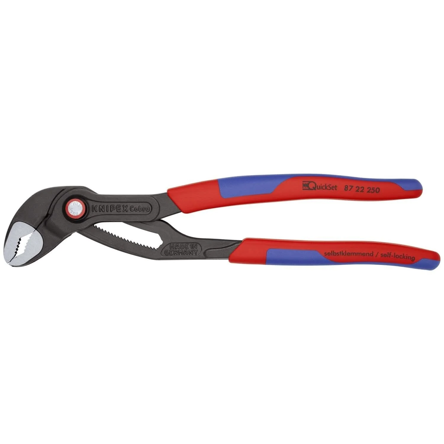 Knipex 87 22 250 Cobra QuickSet Water Pump Pliers - Image 1