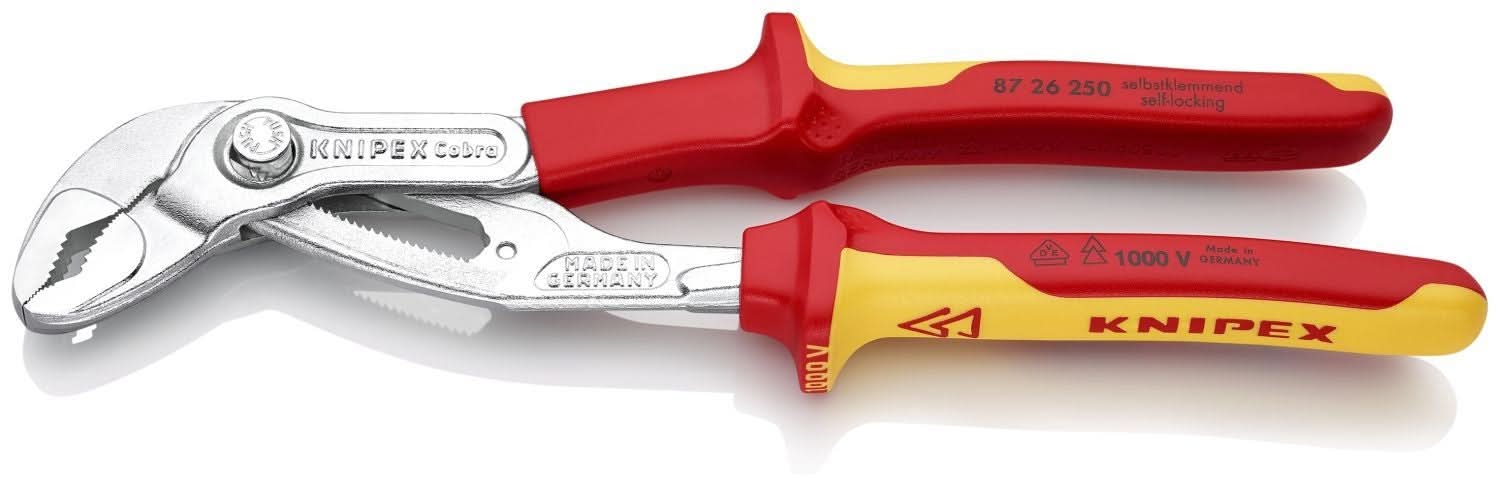 Knipex 87 26 250 Cobra Water Pump Pliers-1000V Insulated - Image 2