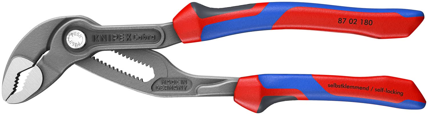 Knipex 87 02 180 Cobra Water Pump Pliers - Image 1