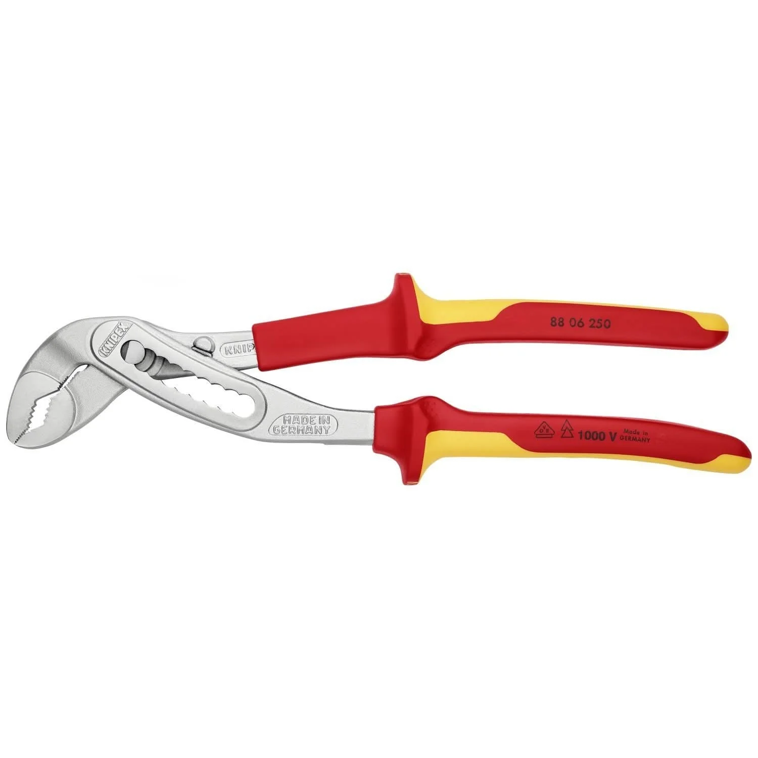 Knipex 88 06 250 Alligator Water Pump Pliers-1000V Insulated - Image 1