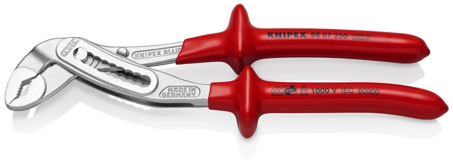 Knipex 88 07 250 Alligator Water Pump Pliers-1000V Insulated - Image 2