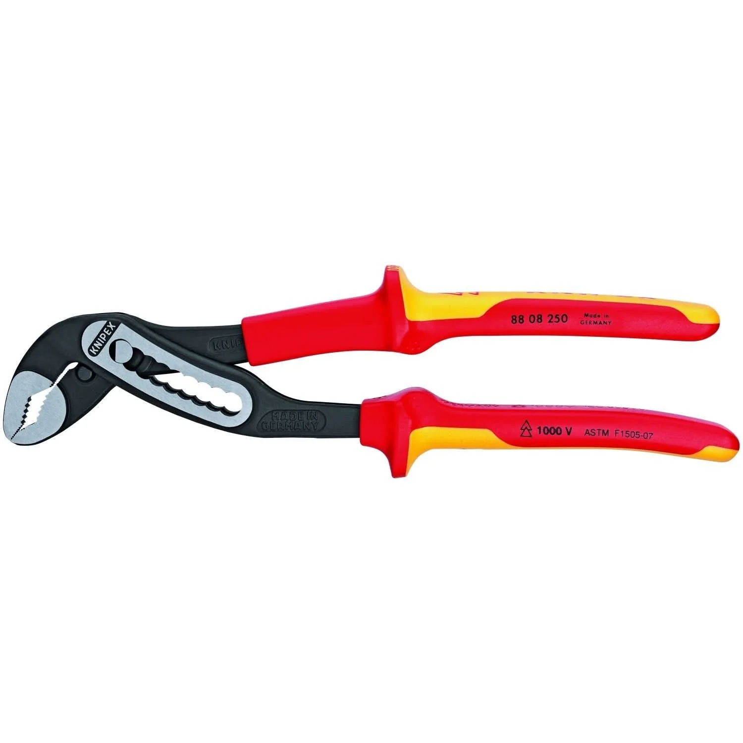 Knipex 88 08 250 US Alligator Water Pump Pliers-1000V Insulated - Image 1