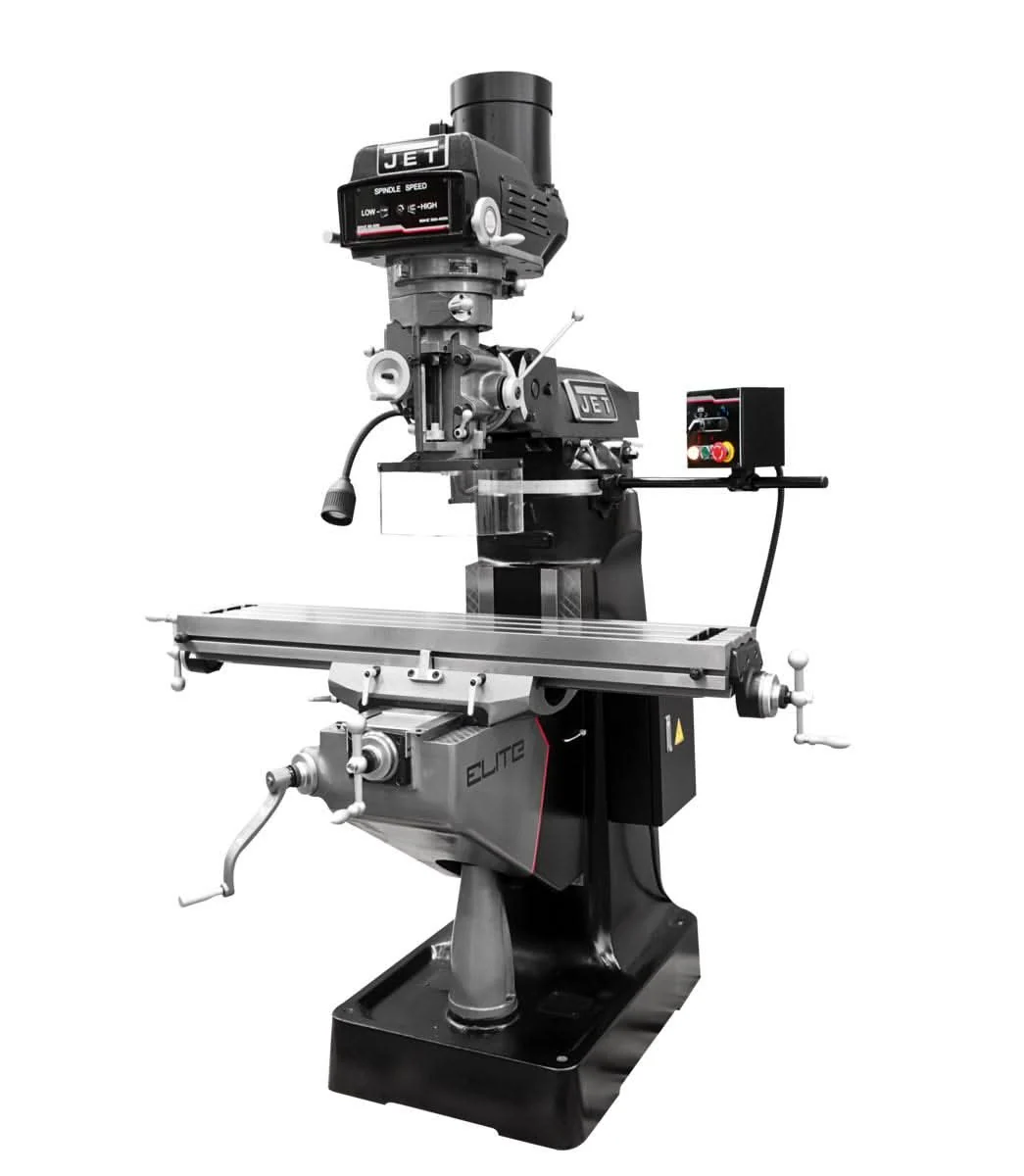 JET 894140 ETM-949 Mill with 3-Axis ACU-RITE 303 (Quill) DRO and X, Y-Axis JET Powerfeeds