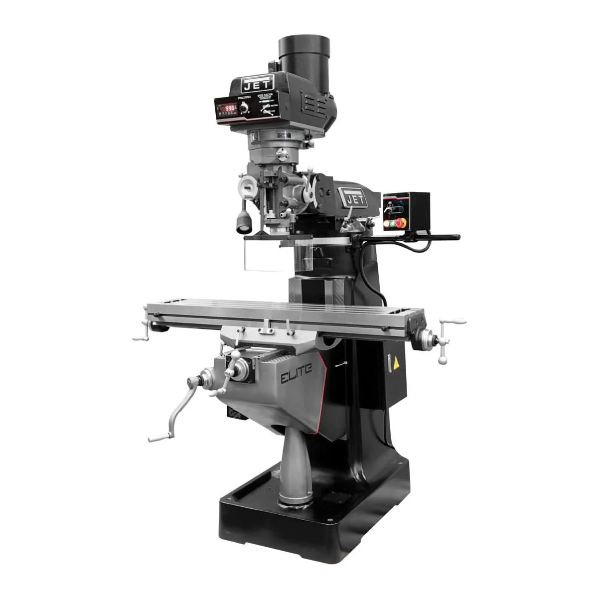 JET 894342 EVS-949 Mill with 3-Axis ACU-RITE 303 (Quill) DRO and X, Y, Z-Axis JET Powerfeeds - Image 1