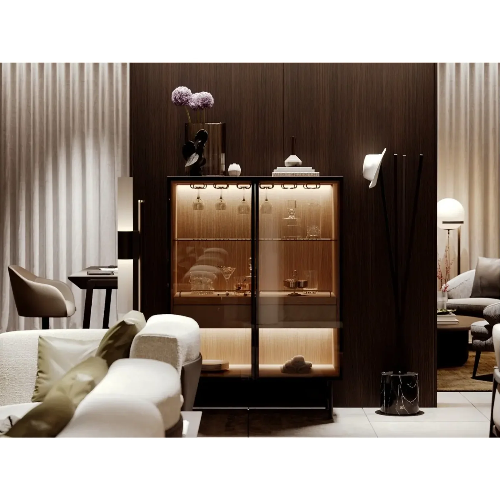 LASKASAS | MORRISON BAR CABINET | $13,755.00 - $14,133.00 - Image 3