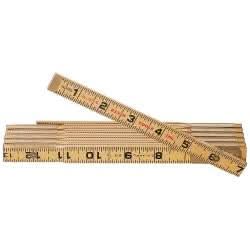 Klein Tools 901-6 Wood Folding Rule, Outside Reading - Image 1