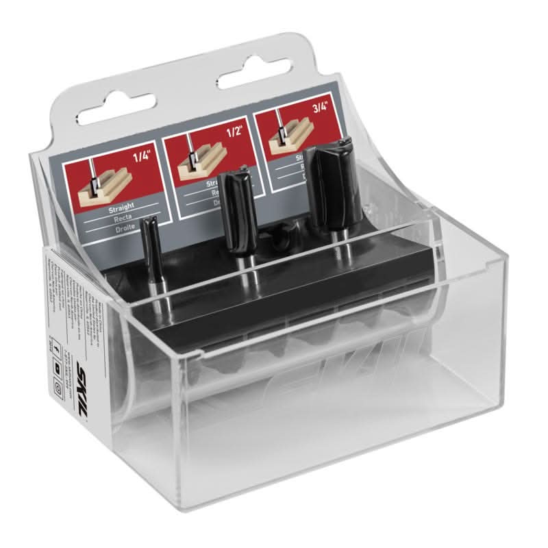 SKIL Carbide Straight Bit Set, 3-Piece - Image 3