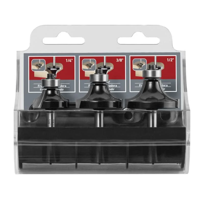 SKIL 3-Piece Carbide-Tipped Roundover Bit Set - Image 2