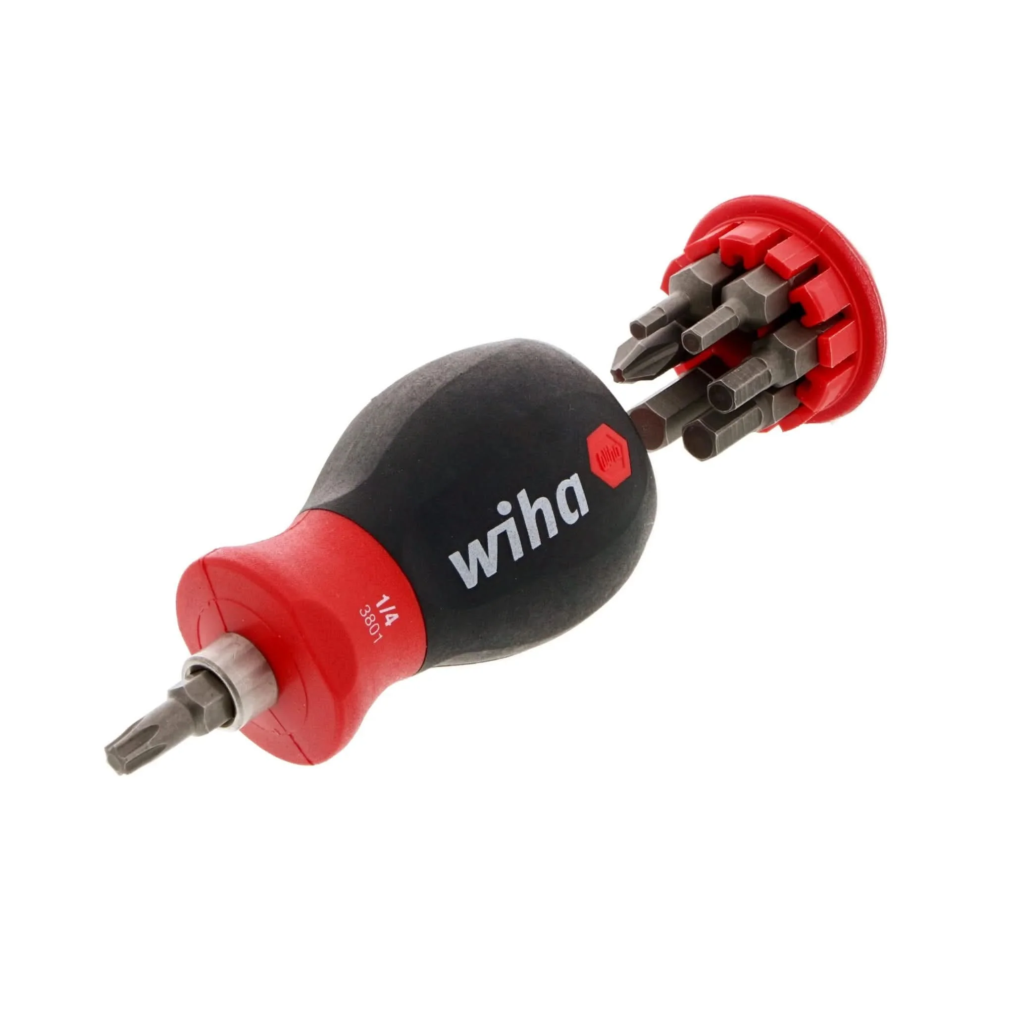 Wiha 91801 14-Piece Stubby Bike Repair Multi-Driver Set w/ Road Runner Burrito Bag - Image 3