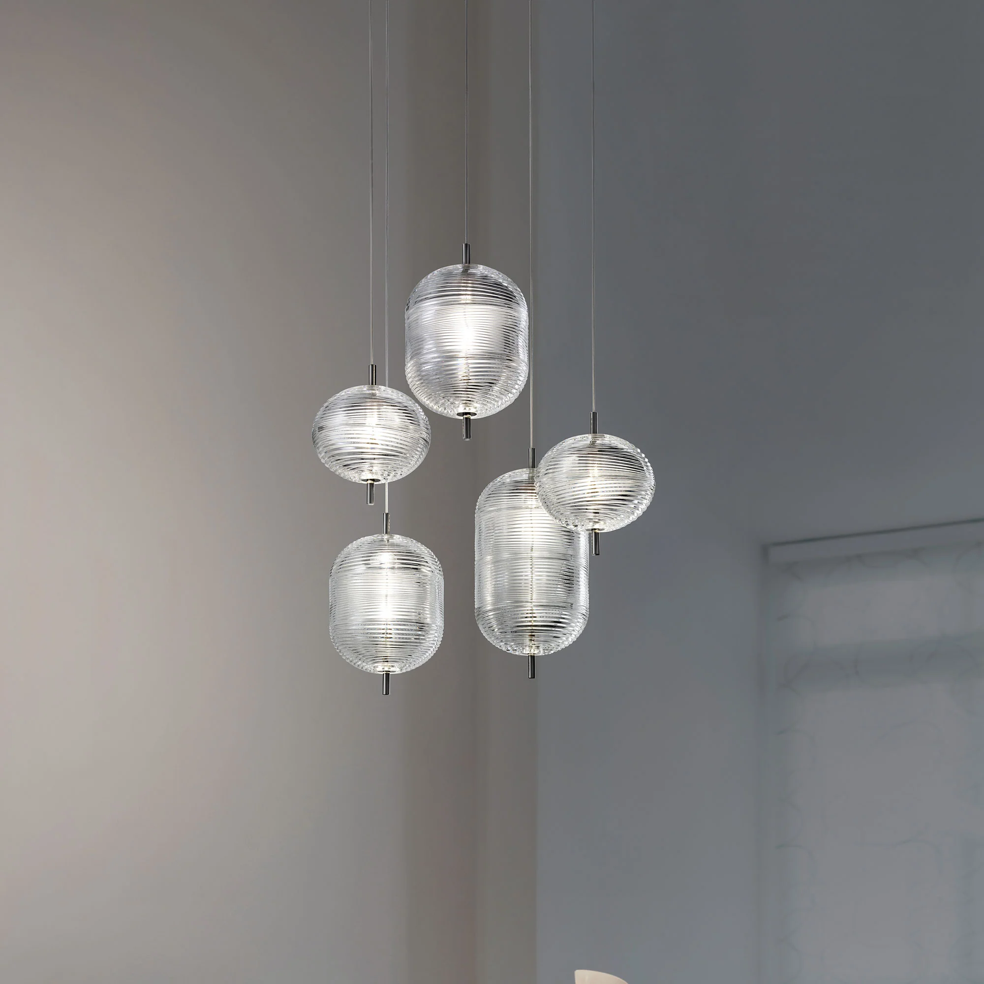 LODES | JEFFERSON MIXES 5 LIGHT ROUND PENDANT | $4,320.00 - Image 1