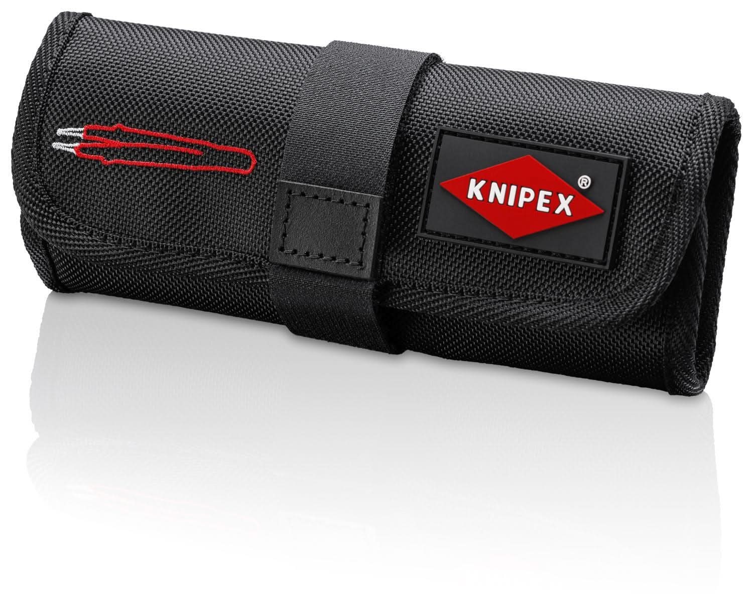 Knipex 92 00 04 5 Pc Stainless Steel Tweezer Set in a Tool Roll-1000V Insulated - Image 2