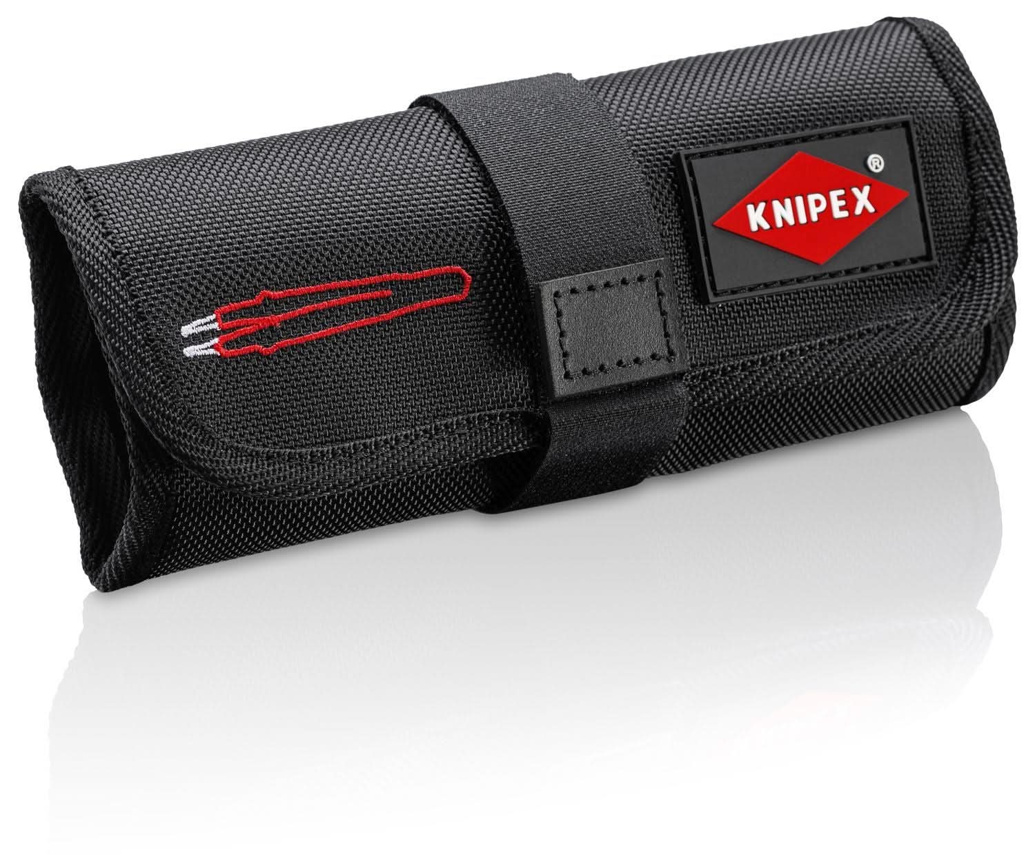 Knipex 92 00 04 5 Pc Stainless Steel Tweezer Set in a Tool Roll-1000V Insulated - Image 3