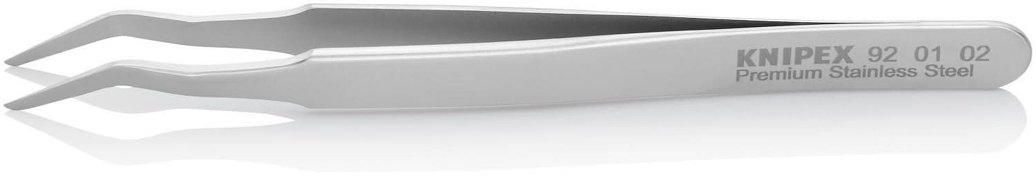 Knipex 92 01 02 Premium Stainless Steel Positioning Tweezers-35&deg;Angled-SMD - Image 2