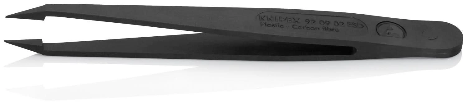 Knipex 92 09 02 ESD Plastic Gripping Tweezers-Needle-Point Tips-ESD - Image 3