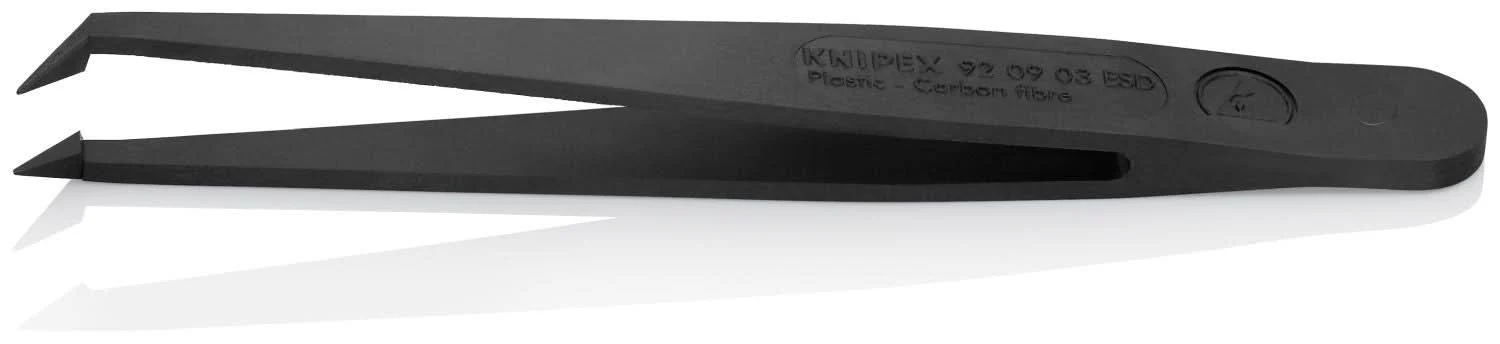 Knipex 92 09 03 ESD Plastic Gripping Tweezers-Pointed Tips-ESD - Image 3