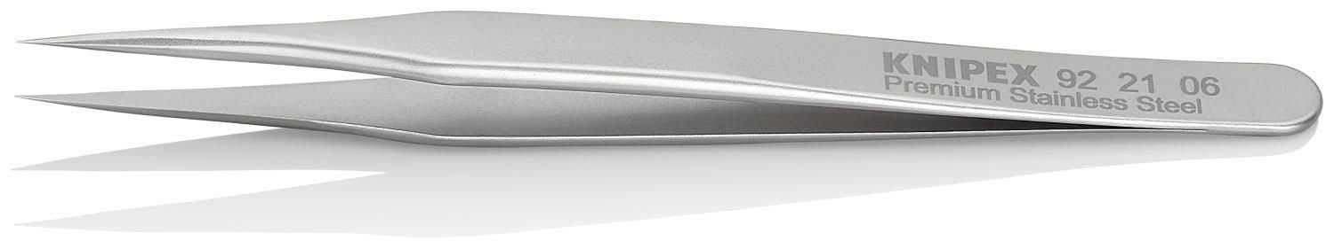 Knipex 92 21 06 Premium Stainless Steel Gripping Tweezers Needle-Point Tips - Image 3