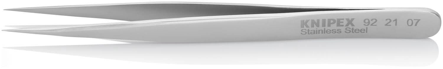 Knipex 92 21 07 Stainless Steel Gripping Tweezers-Needle Point Tips - Image 2