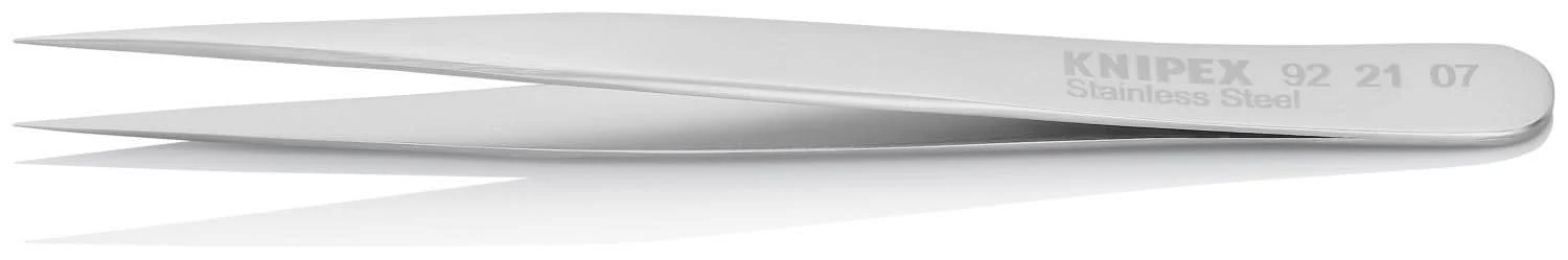 Knipex 92 21 07 Stainless Steel Gripping Tweezers-Needle Point Tips - Image 3