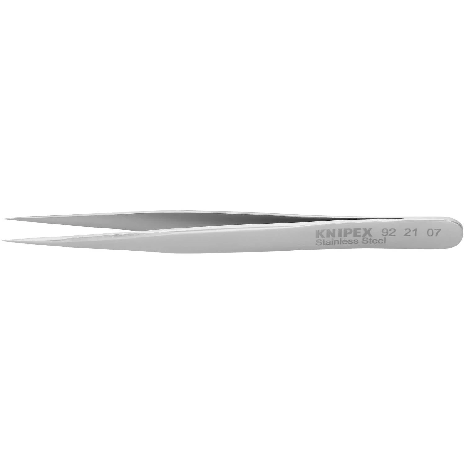 Knipex 92 21 07 Stainless Steel Gripping Tweezers-Needle Point Tips - Image 1