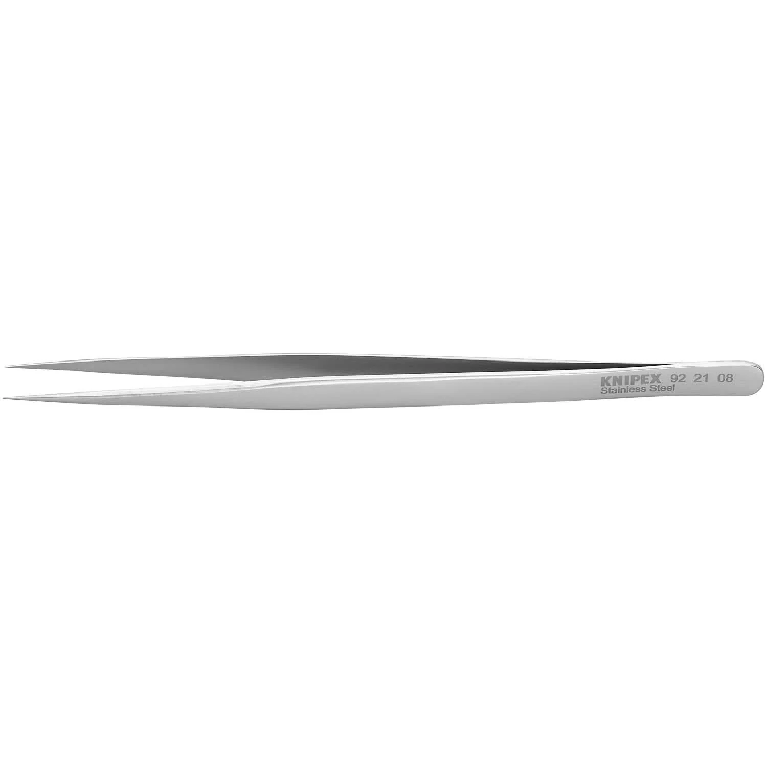 Knipex 92 21 08 Stainless Steel Gripping Tweezers-Needle Point Tips - Image 1