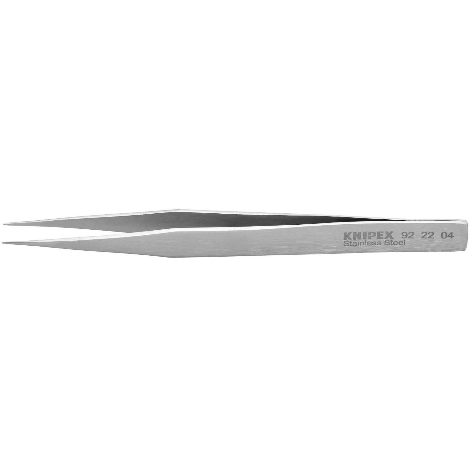 Knipex 92 22 04 Stainless Steel Gripping Tweezers-Pointed Tips - Image 1