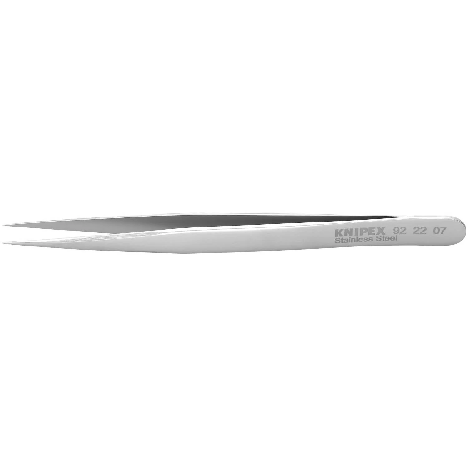 Knipex 92 22 07 Stainless Steel Gripping Tweezers-Needle Point Tips - Image 1