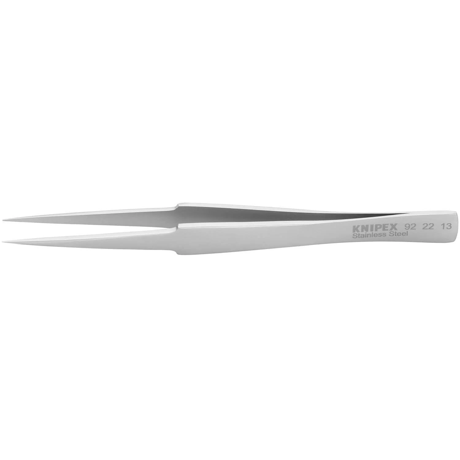 Knipex 92 22 13 Stainless Steel Gripping Tweezers-Pointed Tips - Image 1
