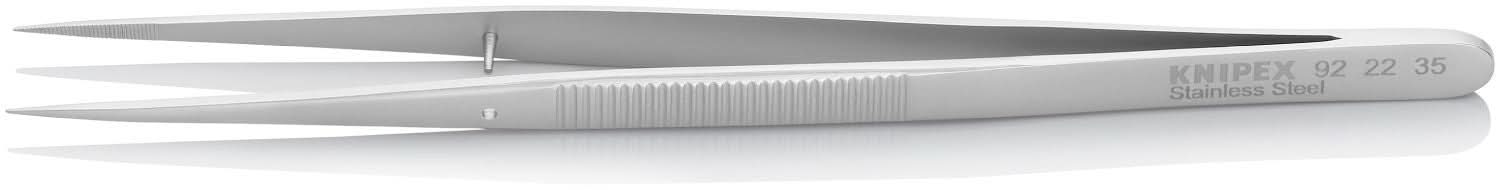 Knipex 92 22 35 Stainless Steel Gripping Tweezers-Pointed Tips - Image 2