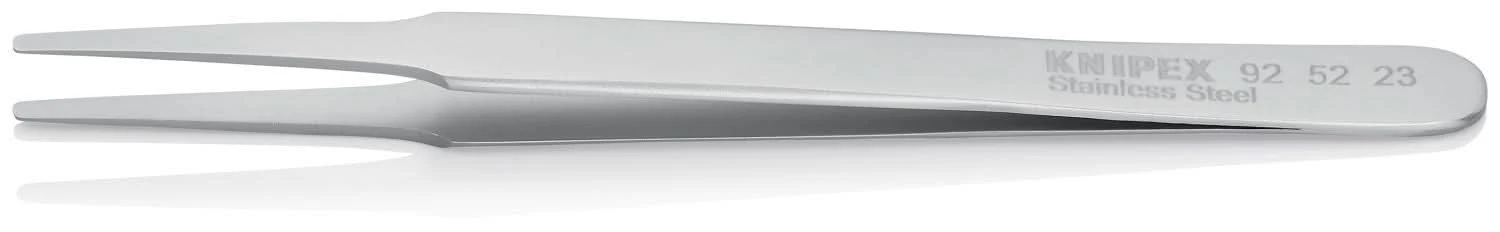 Knipex 92 52 23 Stainless Steel Gripping Tweezers-Blunt Tips - Image 3