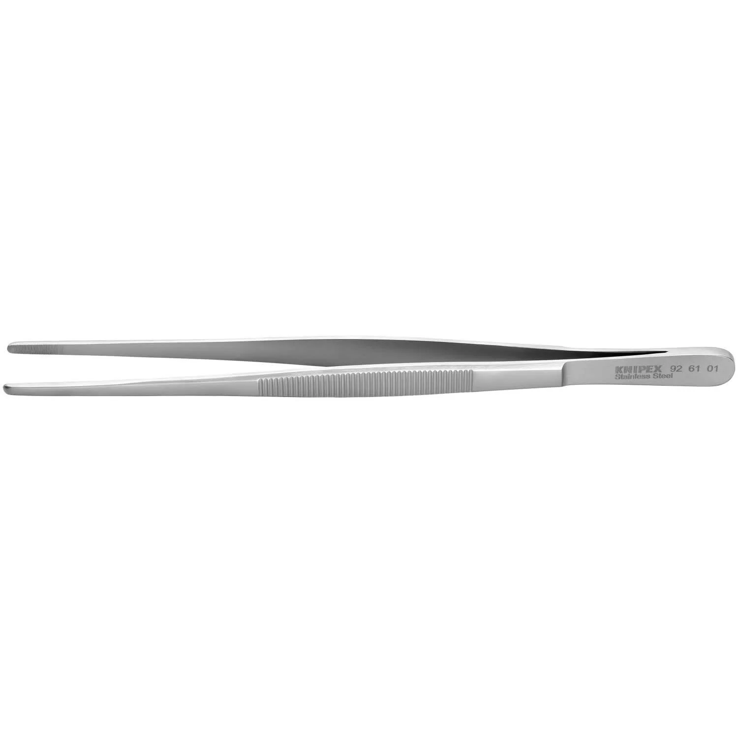 Knipex 92 61 01 Stainless Steel Gripping Tweezers-Blunt Tips - Image 1
