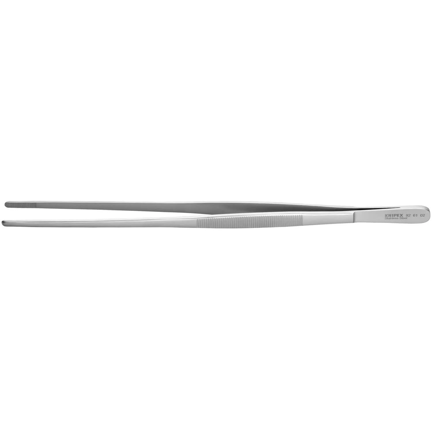 Knipex 92 61 02 Stainless Steel Gripping Tweezers-Blunt Tips - Image 1