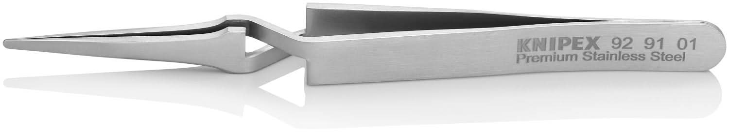 Knipex 92 91 01 Premium Stainless Steel Gripping Tweezers-Replaceable Tips - Image 2