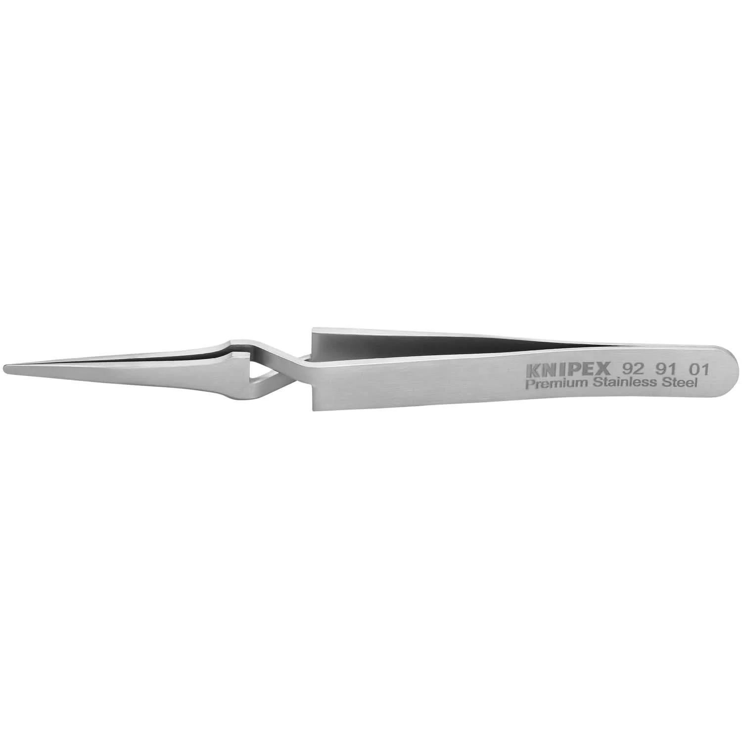 Knipex 92 91 01 Premium Stainless Steel Gripping Tweezers-Replaceable Tips - Image 1