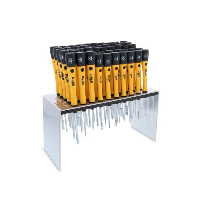 Wiha 92093 50-Piece Master Technician’s ESD Safe PicoFinish Precision Screwdriver Bench Top Set