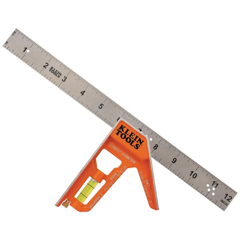 Klein Tools 935CSEL Electrician’s 12 in. Combination Square
