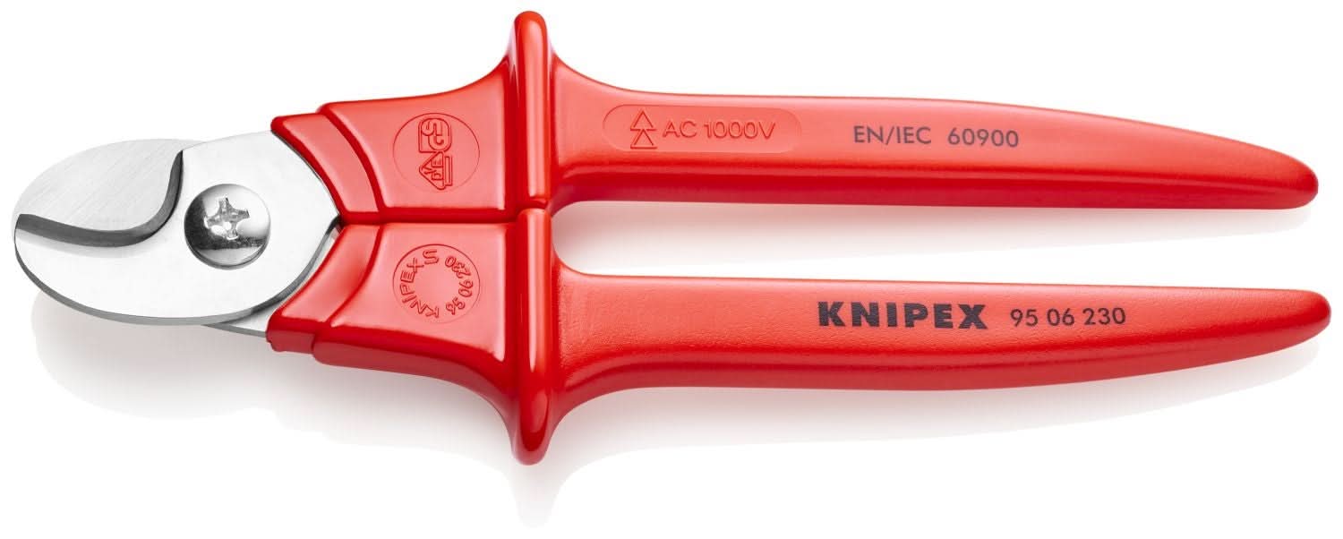 Knipex 95 06 230 Cable Shears-1000V Insulated - Image 2